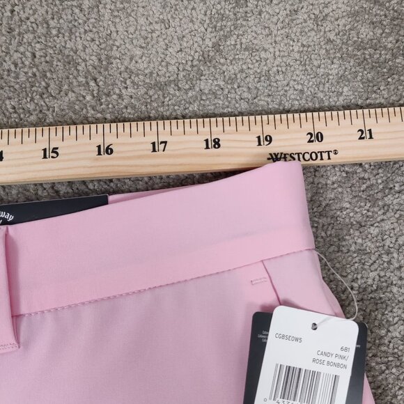 Callaway NEW Men's Golf Shorts Size 38 Candy Pink 681 Opti Dri UPF 50 Stretch - Picture 9 of 12